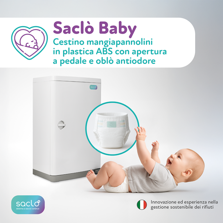Cesto per pannolinini Saclò baby
