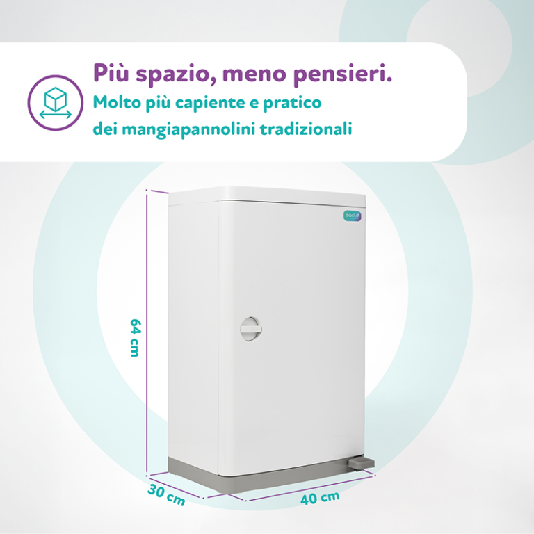 Cesto per pannolinini Saclò baby