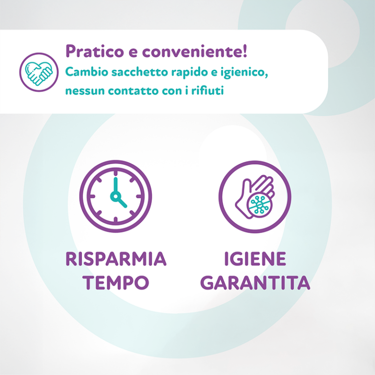 Cesto per pannolinini Saclò baby